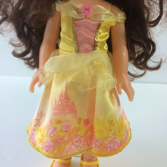 Disney Jakk's Beauty And The Beast Belle Doll 14” Toddler Princess Toy W/ Dress - Picture 3 of 9